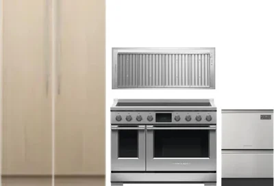 5 Piece Package Includes Refrigerator, Freezer, Range, Hood And Dishwasher